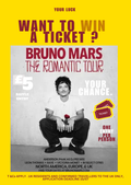 BRUNO MARS RAFFLE ENTRY - Please read the eligibity summary.